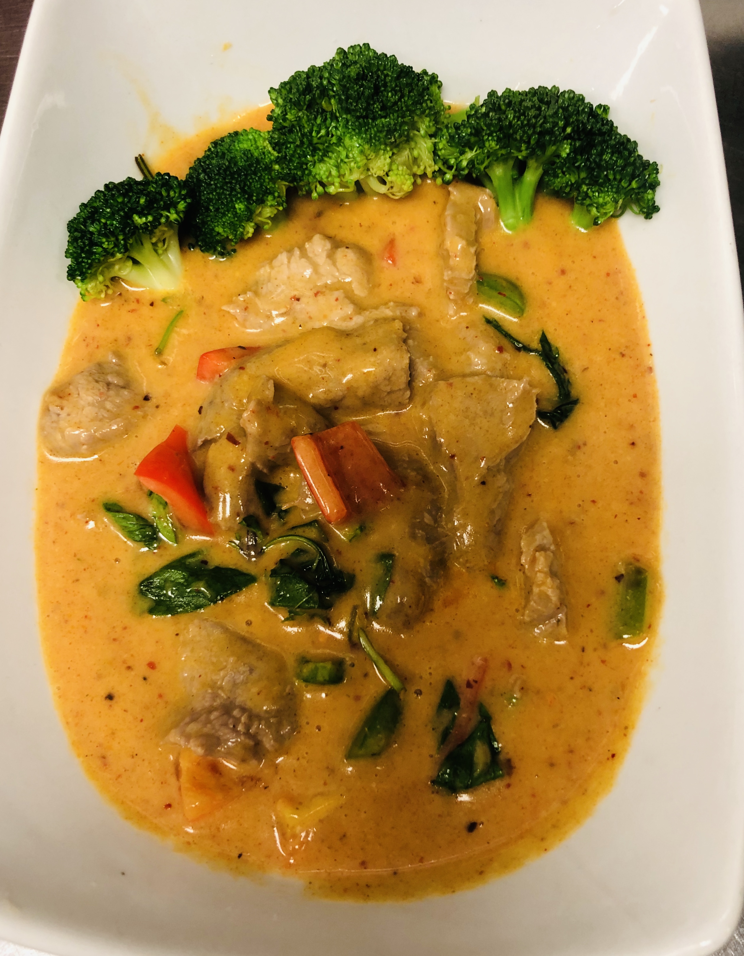 Order Red Curry food online from Srithai Kitchen store, Snellville on bringmethat.com