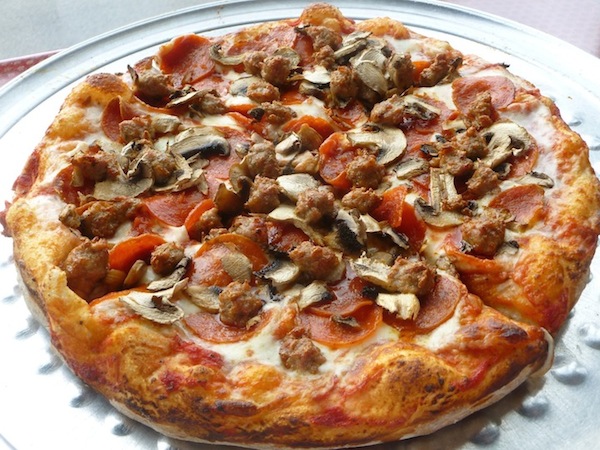 Order 3 Topping Pizza food online from Pizza Shuttle store, Milwaukee on bringmethat.com