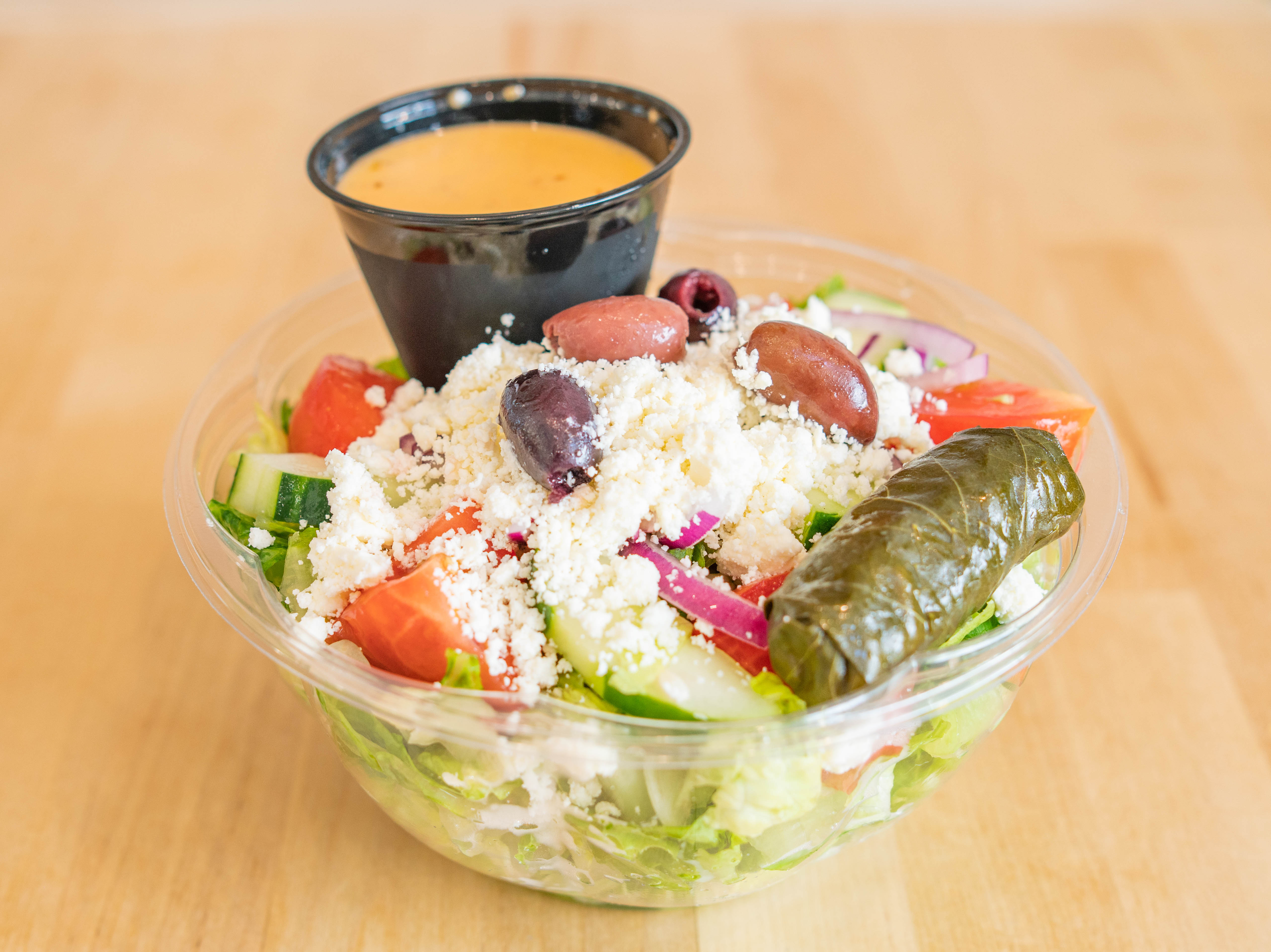 Order Greek Salad food online from Yērōs store, Saint James on bringmethat.com