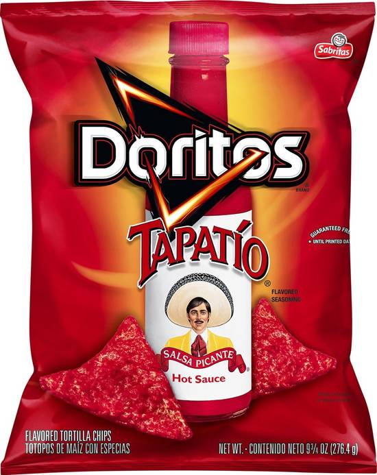 Order Doritos Tortilla Chips Tapatio Flavored Seasoning (9.75 oz) food online from Rite Aid store, Yamhill County on bringmethat.com