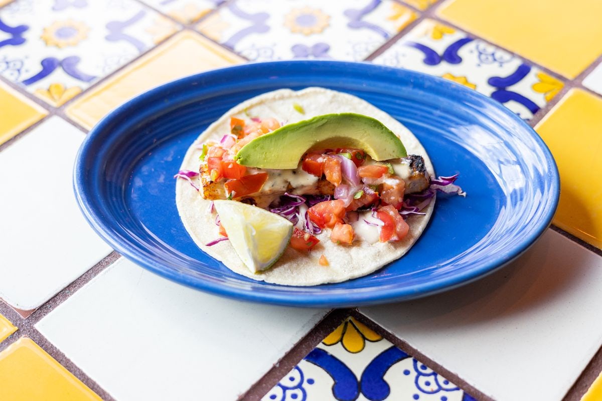 Order Single Grilled Baja Taco food online from Margaritas Mexican Restaurant store, Salem on bringmethat.com