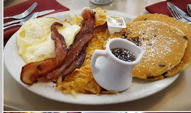 Order Banana Pancakes food online from Bear Paw Cafe store, St. George on bringmethat.com