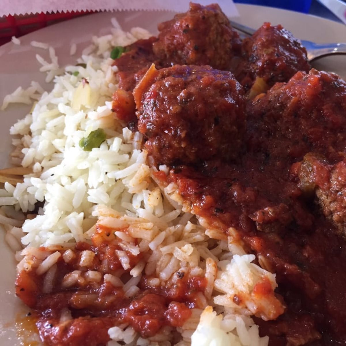 Order Meatballs and Rice food online from Plaka Greek Cafe store, Georgetown on bringmethat.com