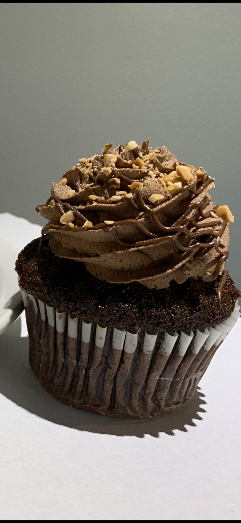 Order Jumbo Filled Nutella Cupcake food online from Salerno's Restaurant & Pizzeria store, Gilbert on bringmethat.com