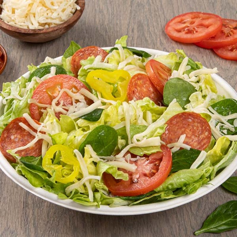 Order Italian Side Salad - Salad food online from Donatos Pizza store, Hudson on bringmethat.com