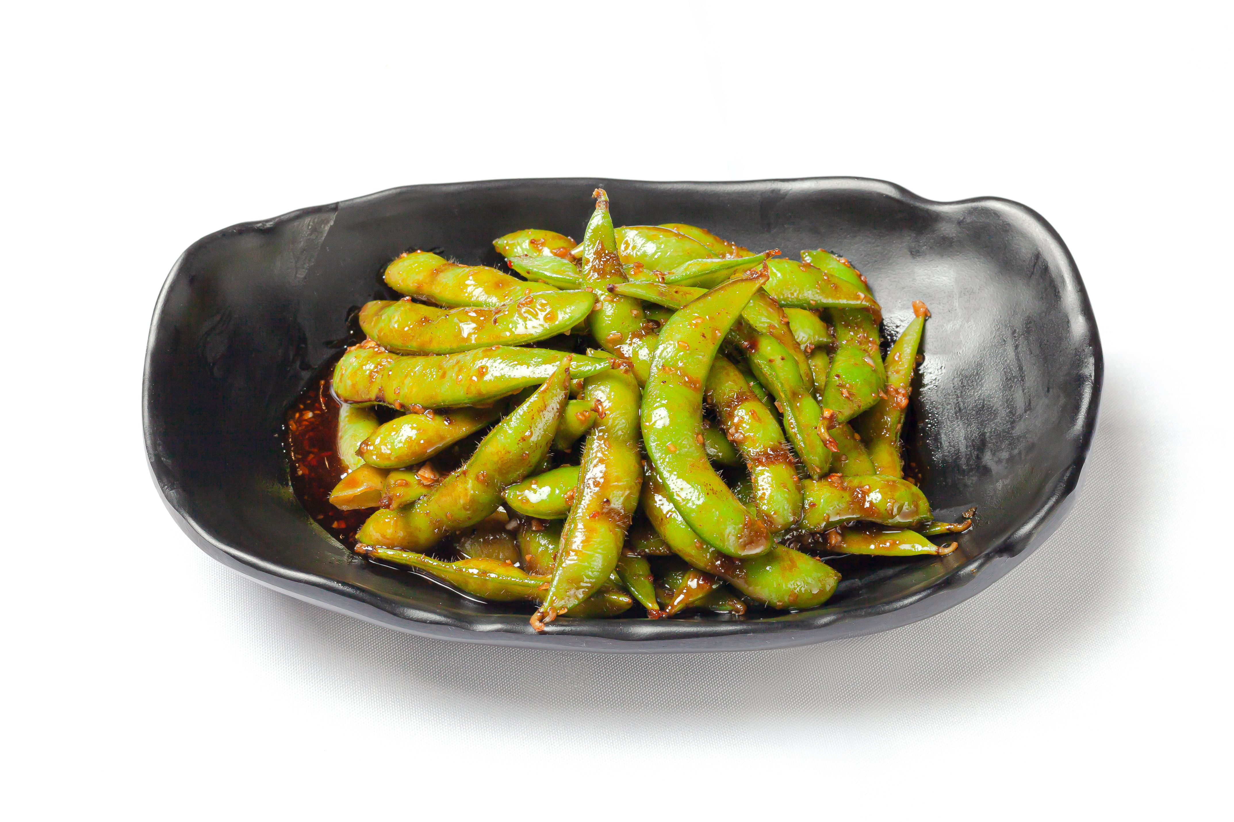 Order Edamame with Truffle Garlic Soy Sauce food online from The Backhouse store, Los Angeles on bringmethat.com