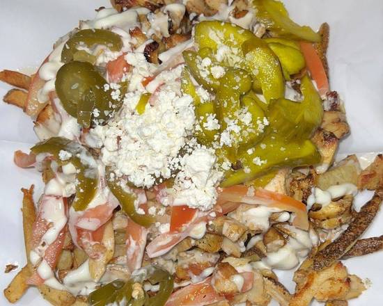 Order Chicken Shawarma Loaded Fries food online from Balboa Tap House store, San Diego on bringmethat.com