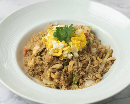 Order Thai Fried Rice (Tray) food online from Thai Curry store, Arlington on bringmethat.com