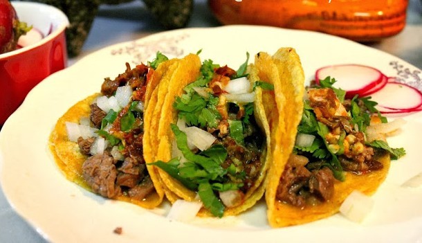 Order Asada Taco food online from Lulus Cafe & Donuts store, Goodlettsville on bringmethat.com