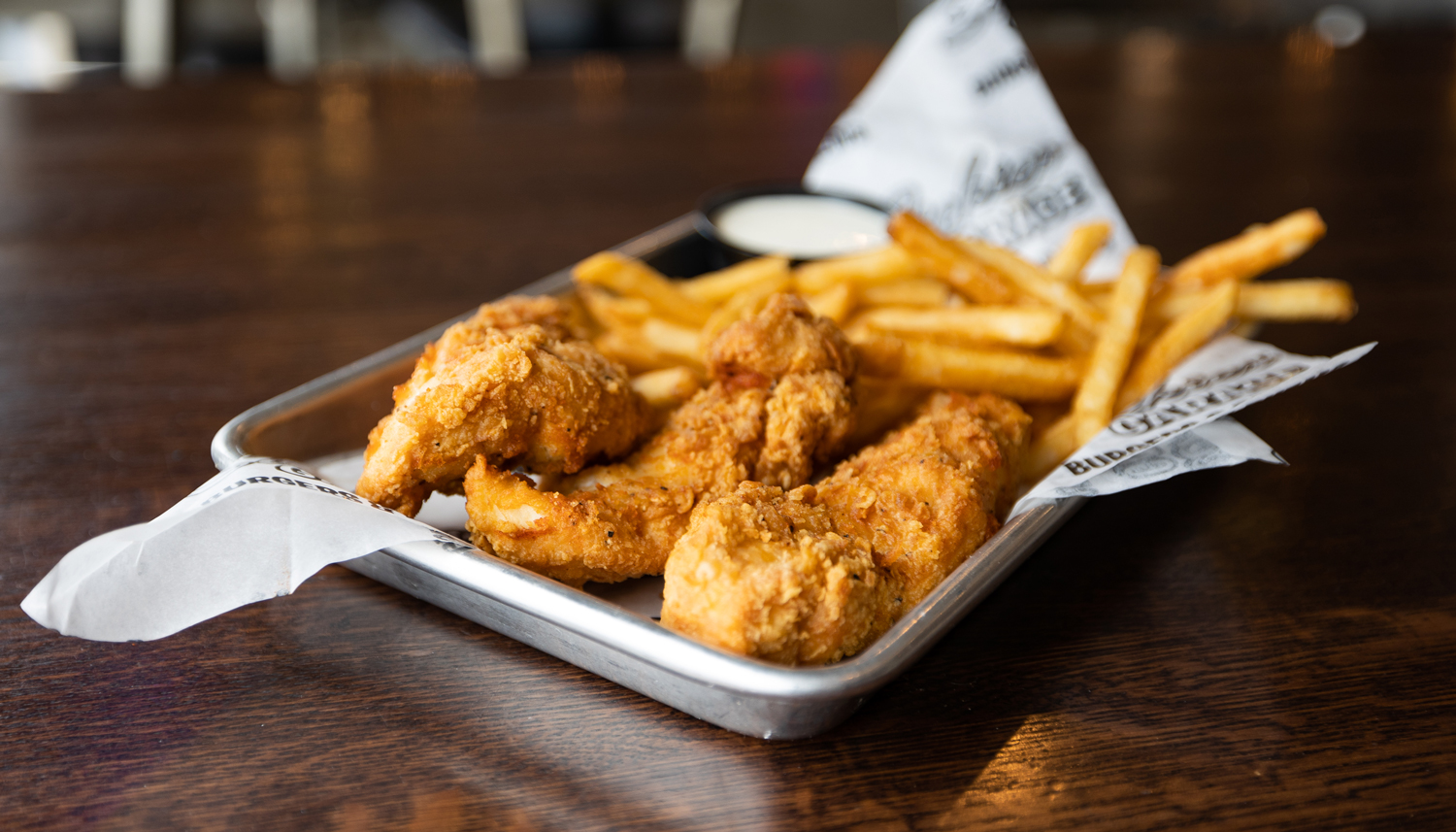 Order Kids Chicken Strips food online from Sickies Garage Burgers store, Sioux Falls on bringmethat.com