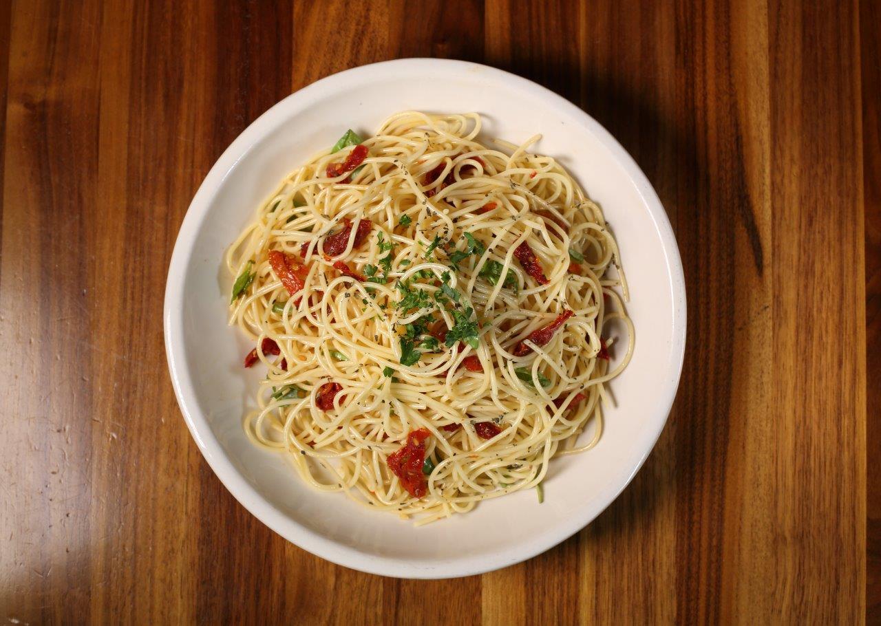Order Spaghetti Siciliano - Spaghetti Festa food online from The Pasta House Co store, Creve Coeur on bringmethat.com