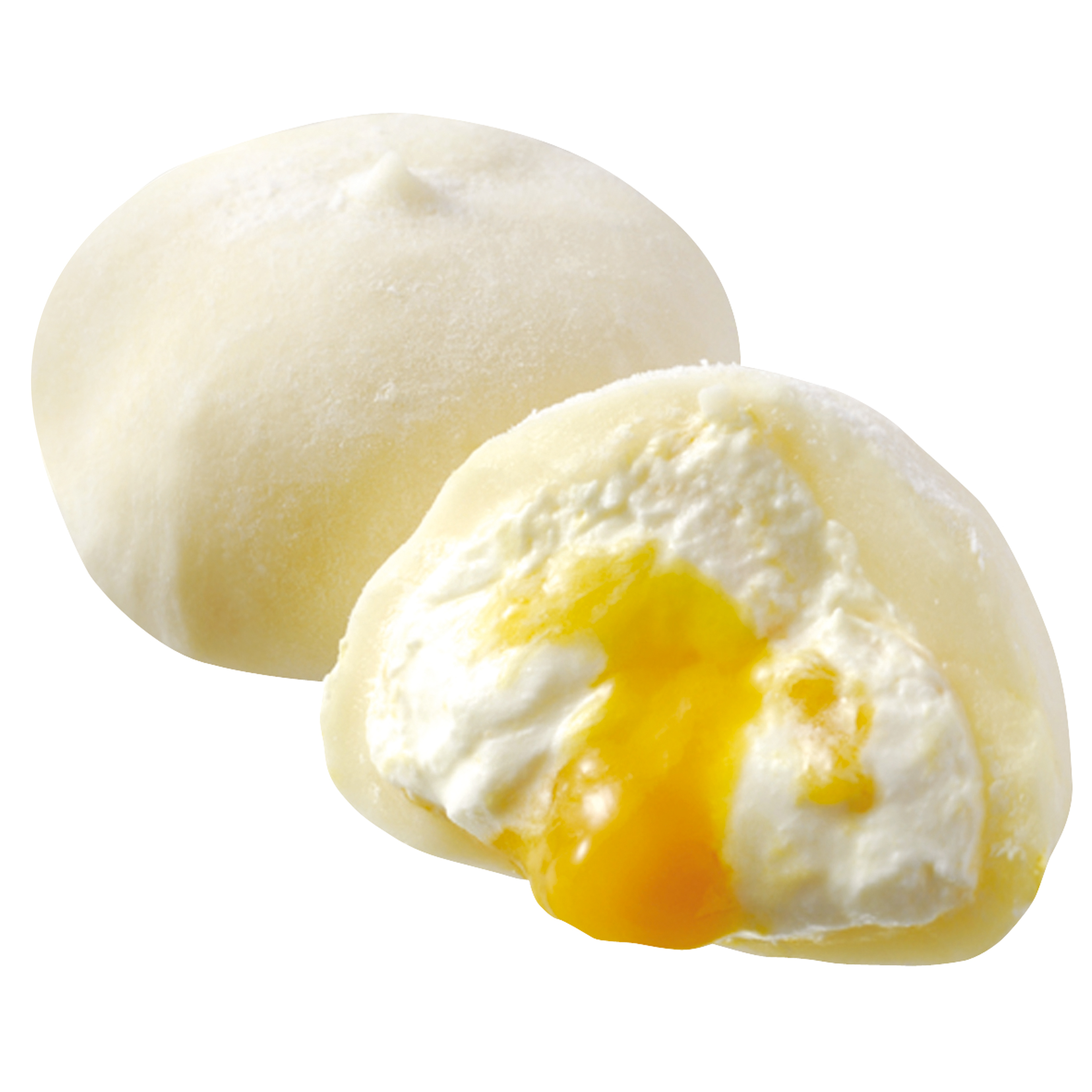 Order Mochi Cream Double Mango (1 pc) food online from J.sweets store, Arlington Heights on bringmethat.com
