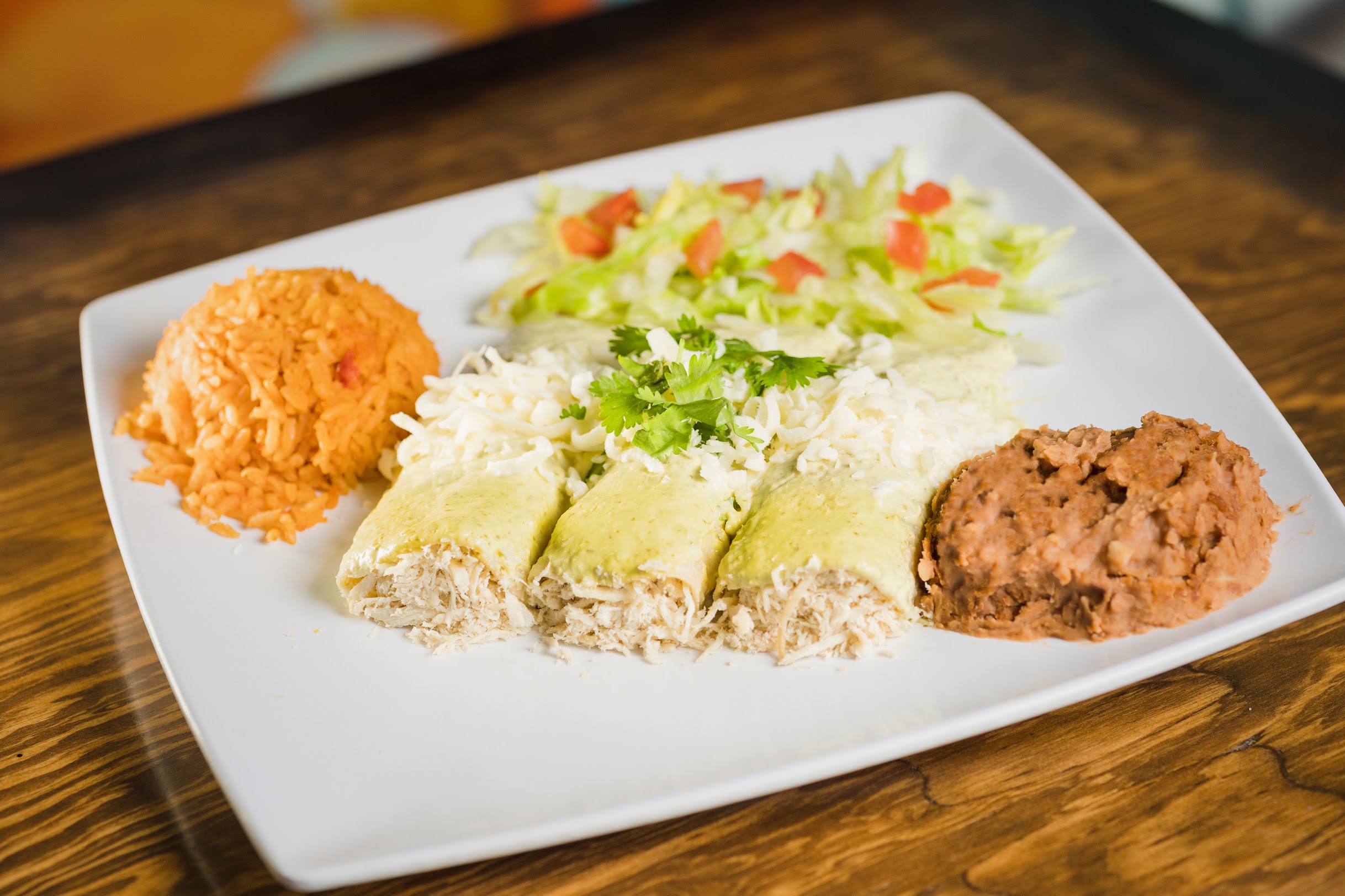 Order Chicken Enchilada food online from Good Coffee Mexican Kitchen store, El Paso on bringmethat.com