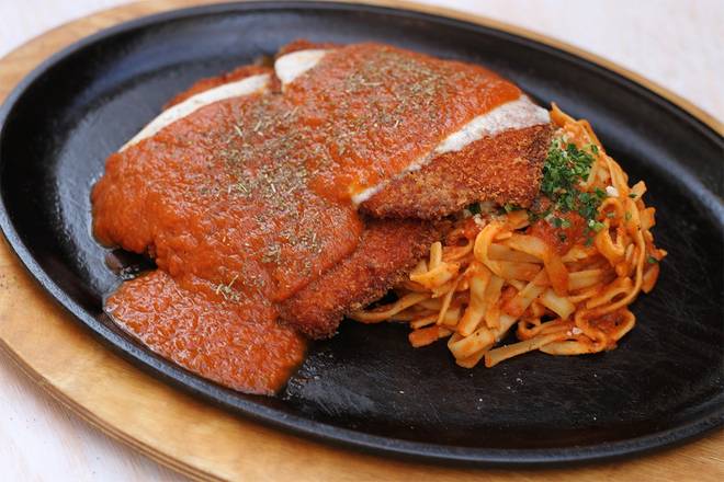 Order Chicken Parmesan food online from Lazy Dog Restaurant & Bar store, Peachtree Corners on bringmethat.com