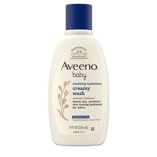 Order Aveeno® Baby® 8 oz. Soothing Relief Creamy Body Wash food online from Bed Bath & Beyond store, Palm Desert on bringmethat.com