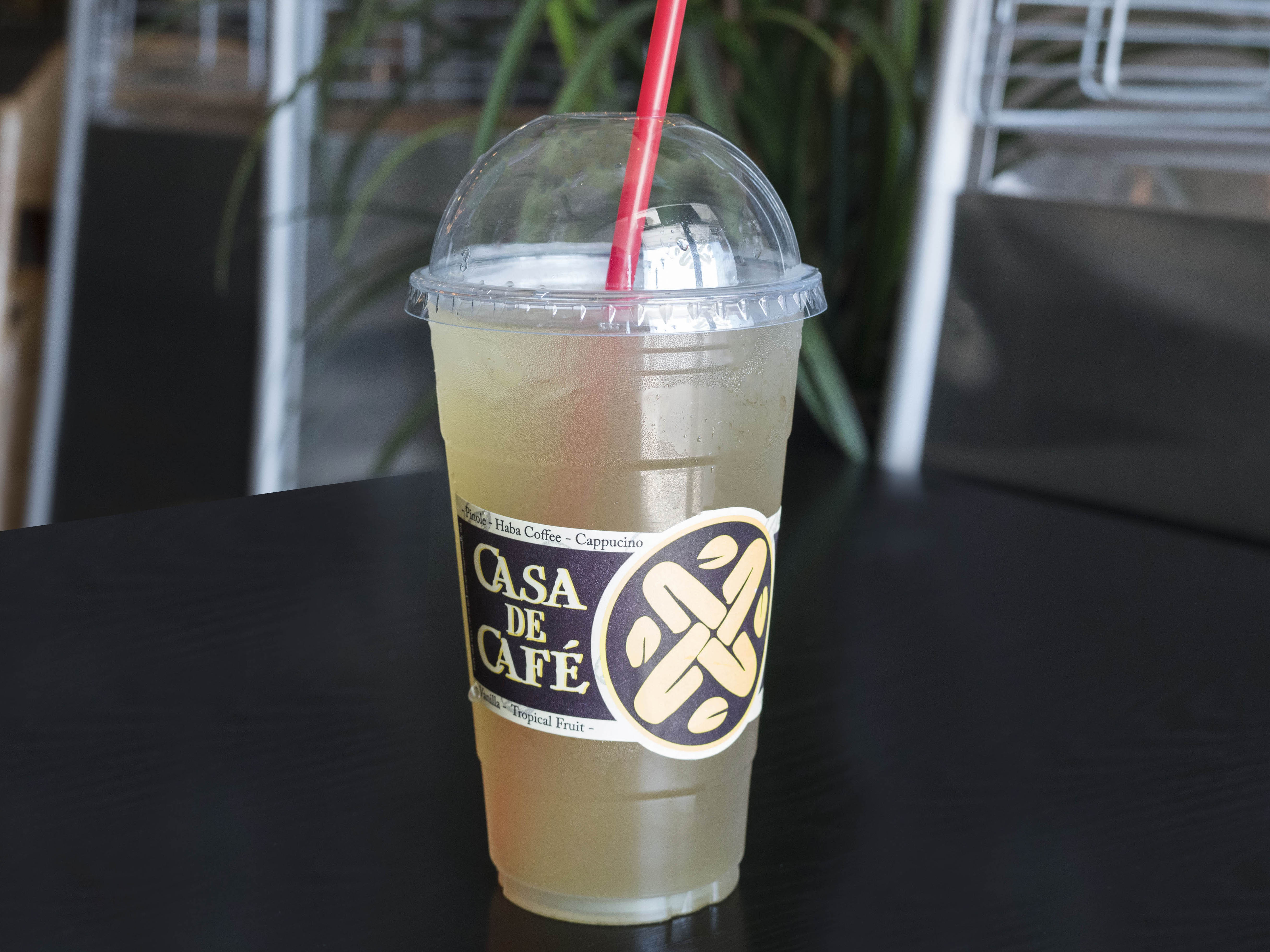Order 13. Iced Green Tea food online from Casa De Cafe store, Huntington Park on bringmethat.com