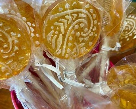 Order Caramel Latte Lollipops (4 Ct) food online from The Sugar box store, Apache Junction on bringmethat.com