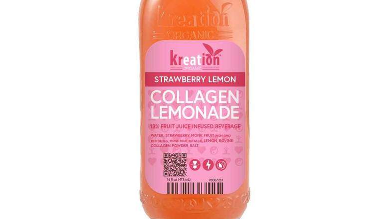 Order Strawberry Lemon Collagen Water food online from Kreation store, El Segundo on bringmethat.com