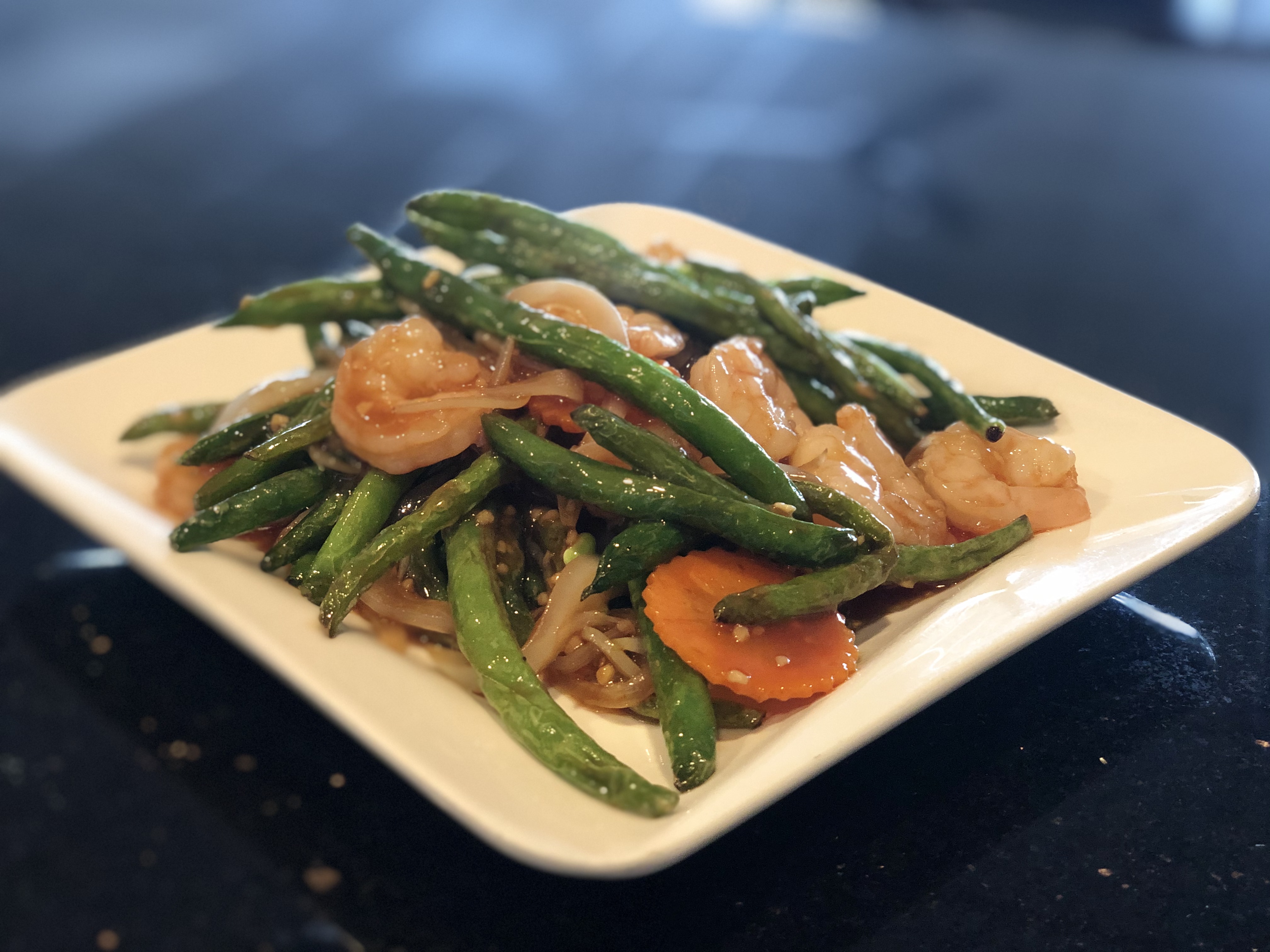 Order Shrimp with Green Beans/ 四季豆虾 food online from Chef Tang store, Vista on bringmethat.com