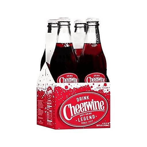 Order Cheerwine North Carolina Cherry Soda  (4PK 12 OZ) 116323 food online from BevMo! store, Greenbrae on bringmethat.com