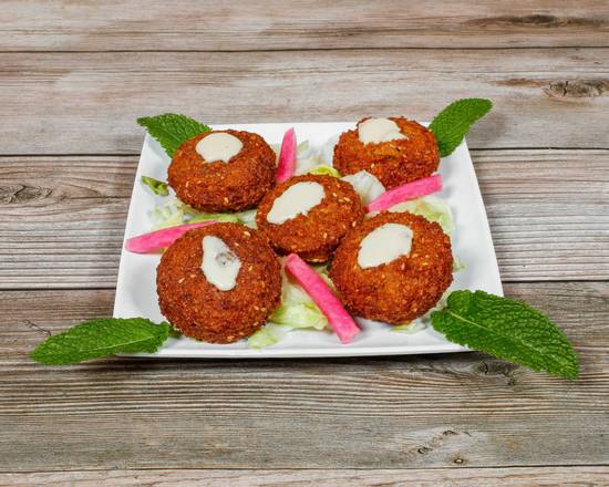 Order Falafel (4 pcs) food online from GOLDEN GRILL AUTHENTIC LEBANESE CUISINE store, Fresno on bringmethat.com