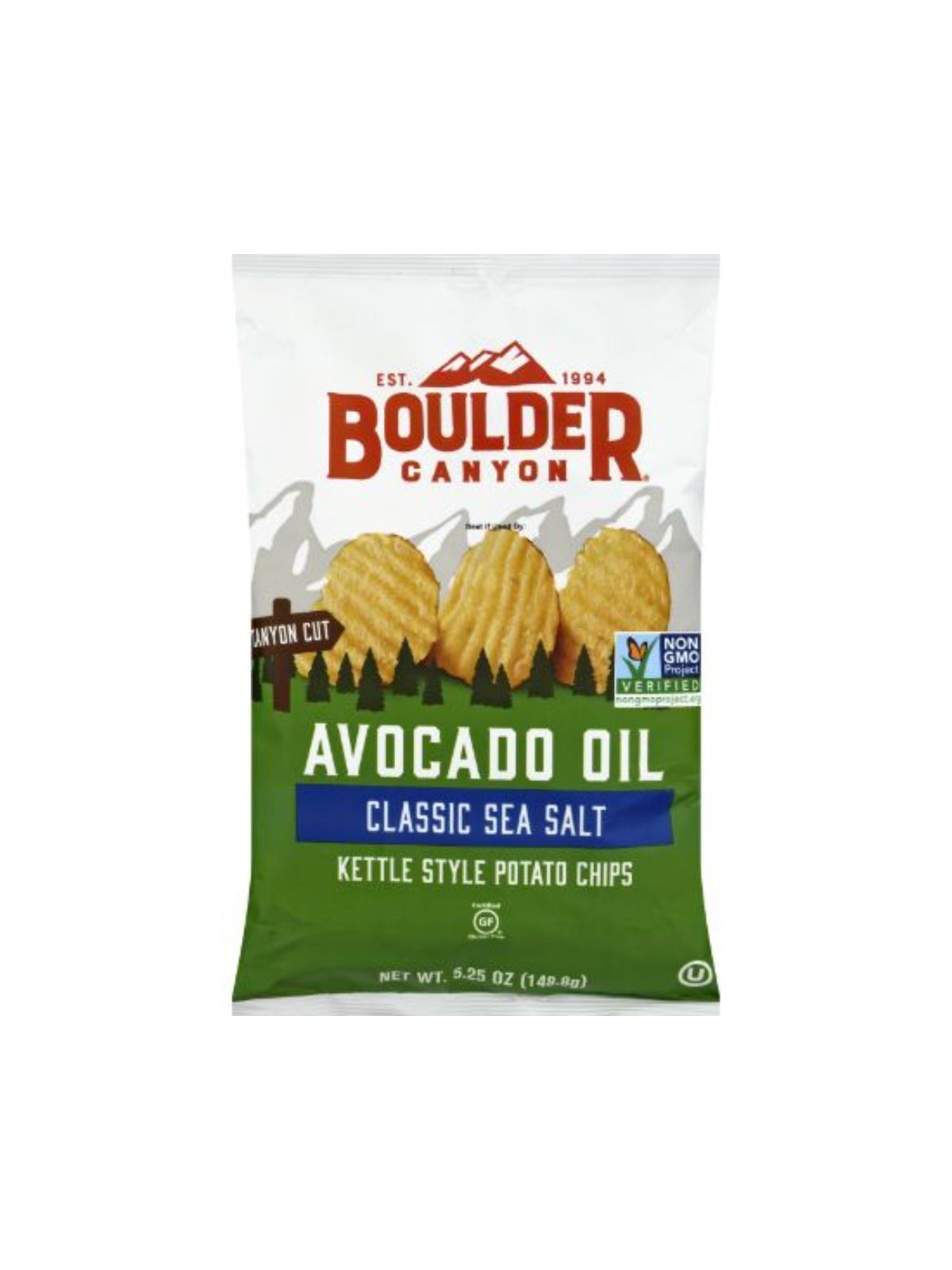 Order Bouder Avocado Oil Sea Salt Chips (5.25 oz) food online from Stock-Up Mart store, Marietta on bringmethat.com