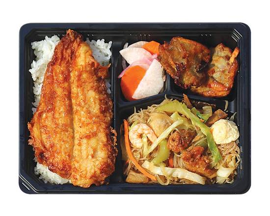 Order Breaded Swai Filet Bento Bx food online from Grill City store, Cerritos on bringmethat.com