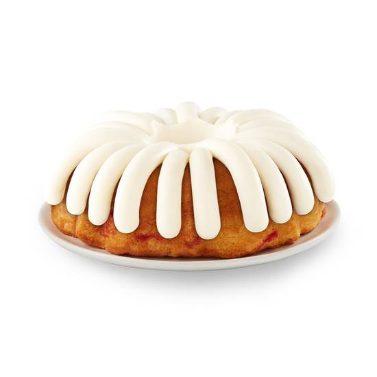 Order White Chocolate Raspberry 8” Bundt Cake food online from Nothing Bundt Cakes store, Chula Vista on bringmethat.com