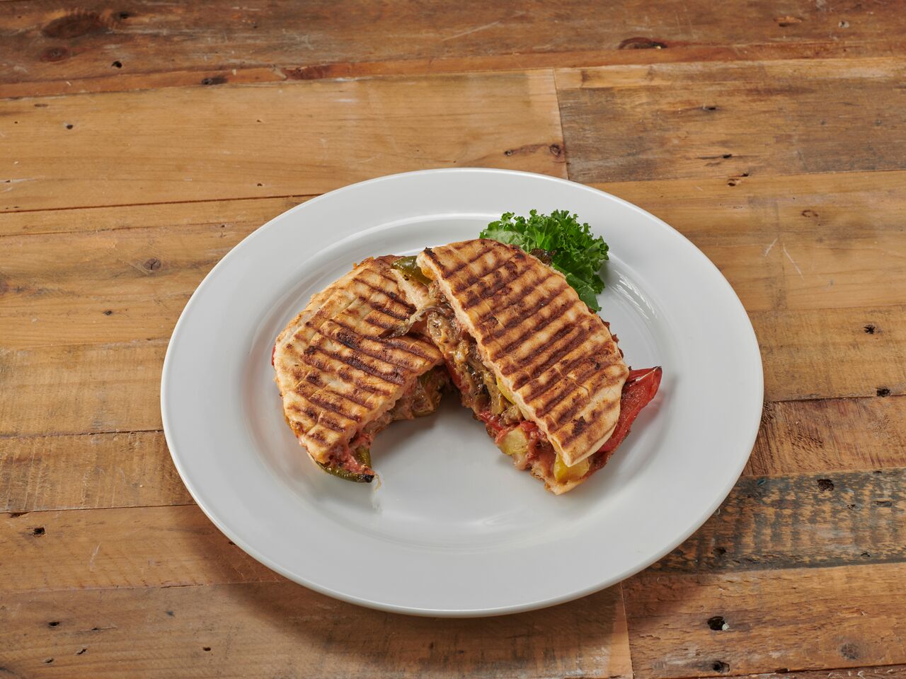 Order Grilled Veg Panini food online from Panini La Cafe store, Brooklyn on bringmethat.com