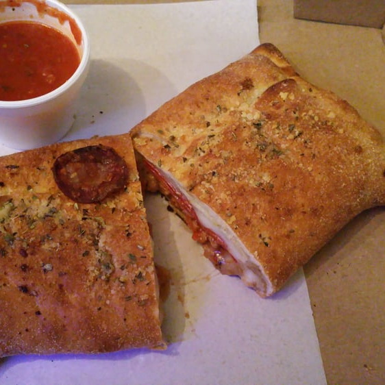 Order Meatlovers Stromboli Roll food online from Bay34th Street Pizzeria store, Dallas on bringmethat.com
