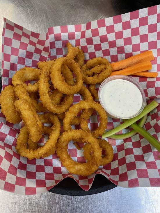 Order Onion Rings food online from Pop's Pizza & Sports Bar store, Schaumburg on bringmethat.com