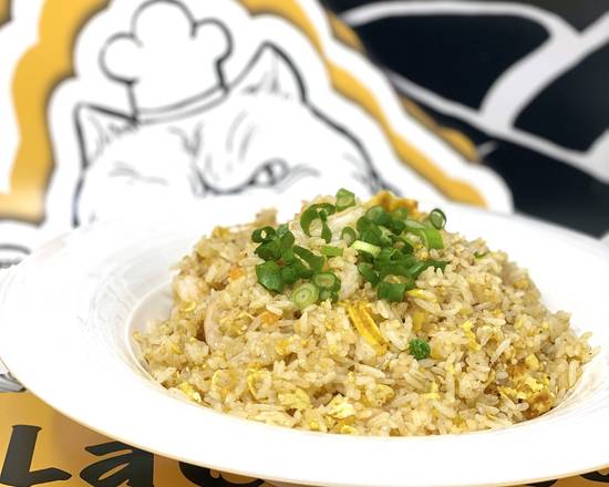 Order 咸蛋黄虾仁炒饭 Shrimp Fried Rice in Salty Egg Sauce food online from Mala Canteen store, Rockville on bringmethat.com