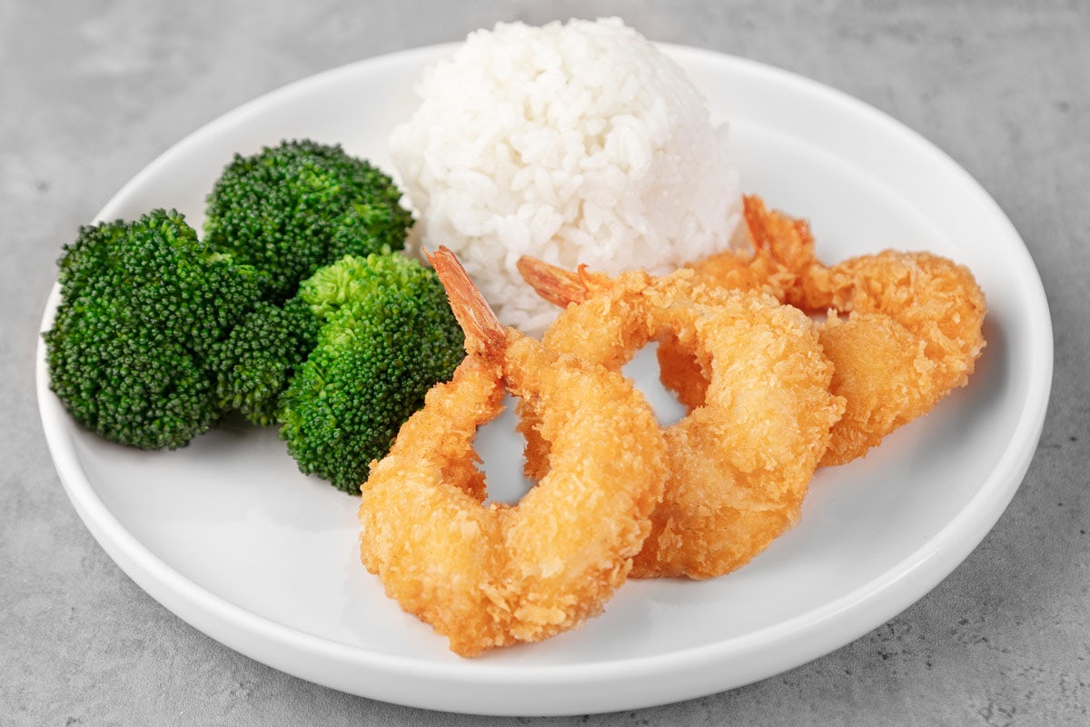 Order Crispy Shrimp Keiki Meal food online from Ono Hawaiian BBQ store, Alhambra on bringmethat.com