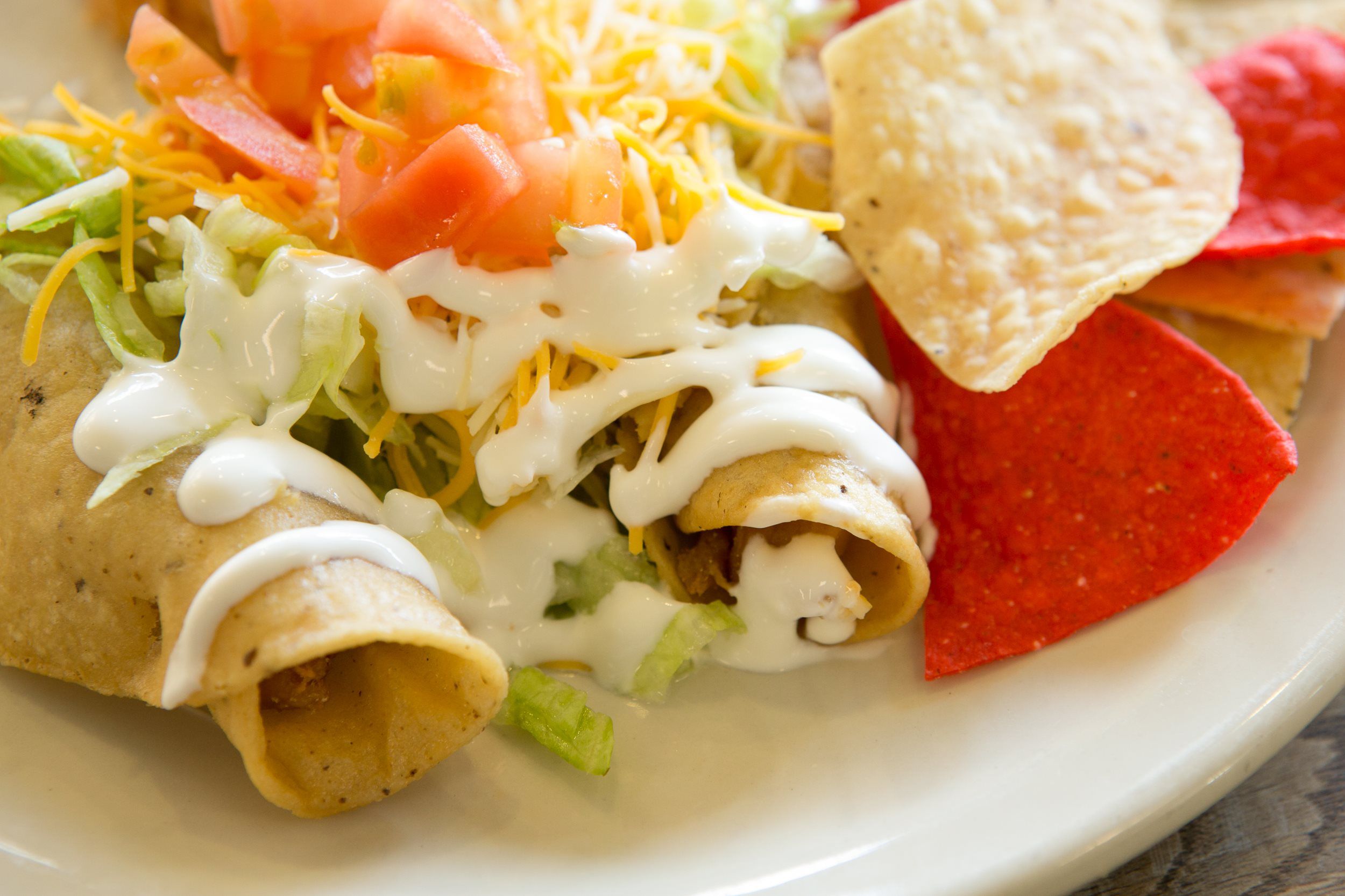 Order 3 Taquitos Roll food online from Cervantes Mexican Kitchen store, Anaheim on bringmethat.com