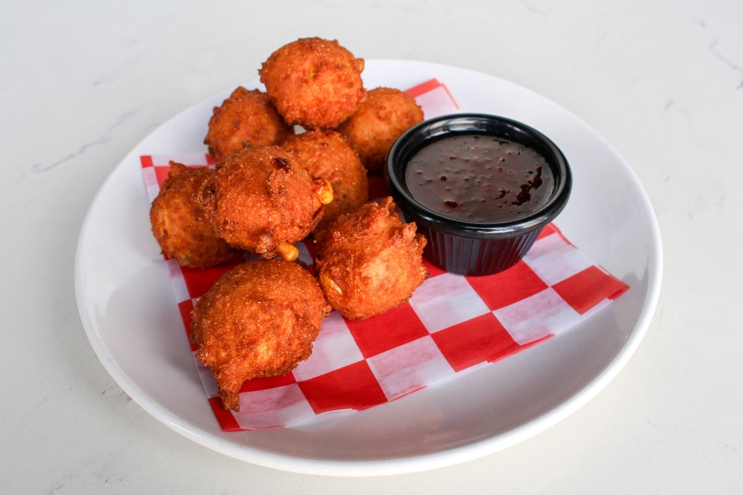 Order Hush Puppy Corn Fritters food online from Central Kitchen store, Portland on bringmethat.com