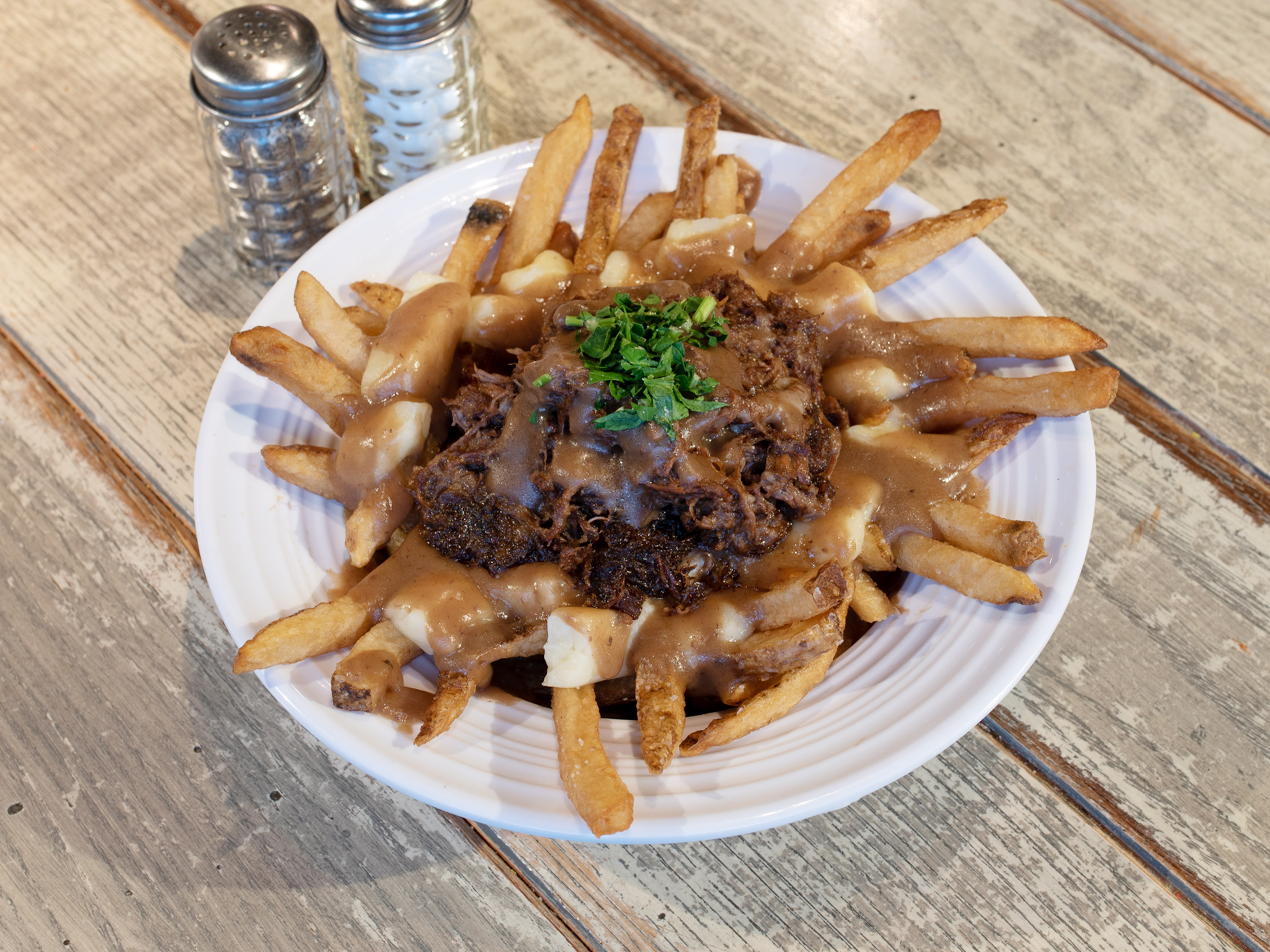 Order Short Rib Poutine food online from Burgerology store, Patchogue on bringmethat.com