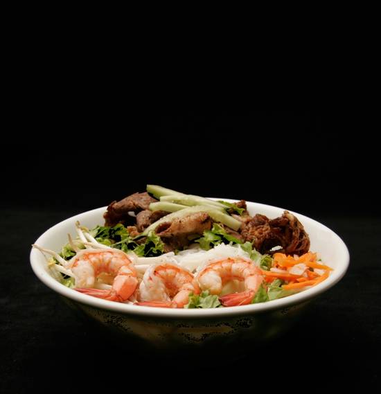 Order 74 Grilled Shrimp & Pork Vermicelli food online from Pho Linh store, Quincy on bringmethat.com