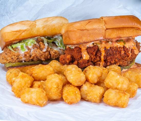 Order 2-SLIDER COMBO food online from Bad Mutha Clucka store, Mohegan Lake on bringmethat.com