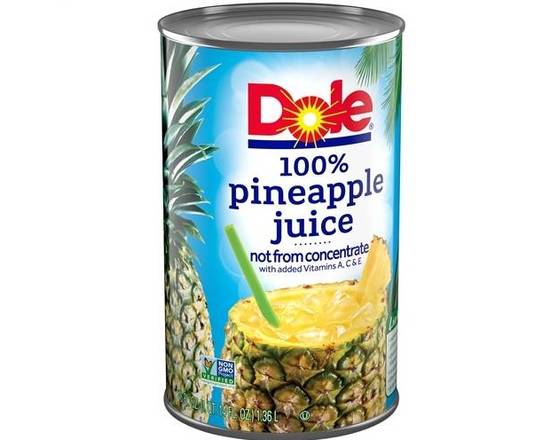 Order Dole Pineapple Juice, 46oz, mixer food online from Pit Stop Liquor Mart store, El Monte on bringmethat.com