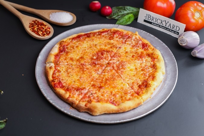 Order Kids Cheese Pizza food online from The Brickyard store, Woburn on bringmethat.com