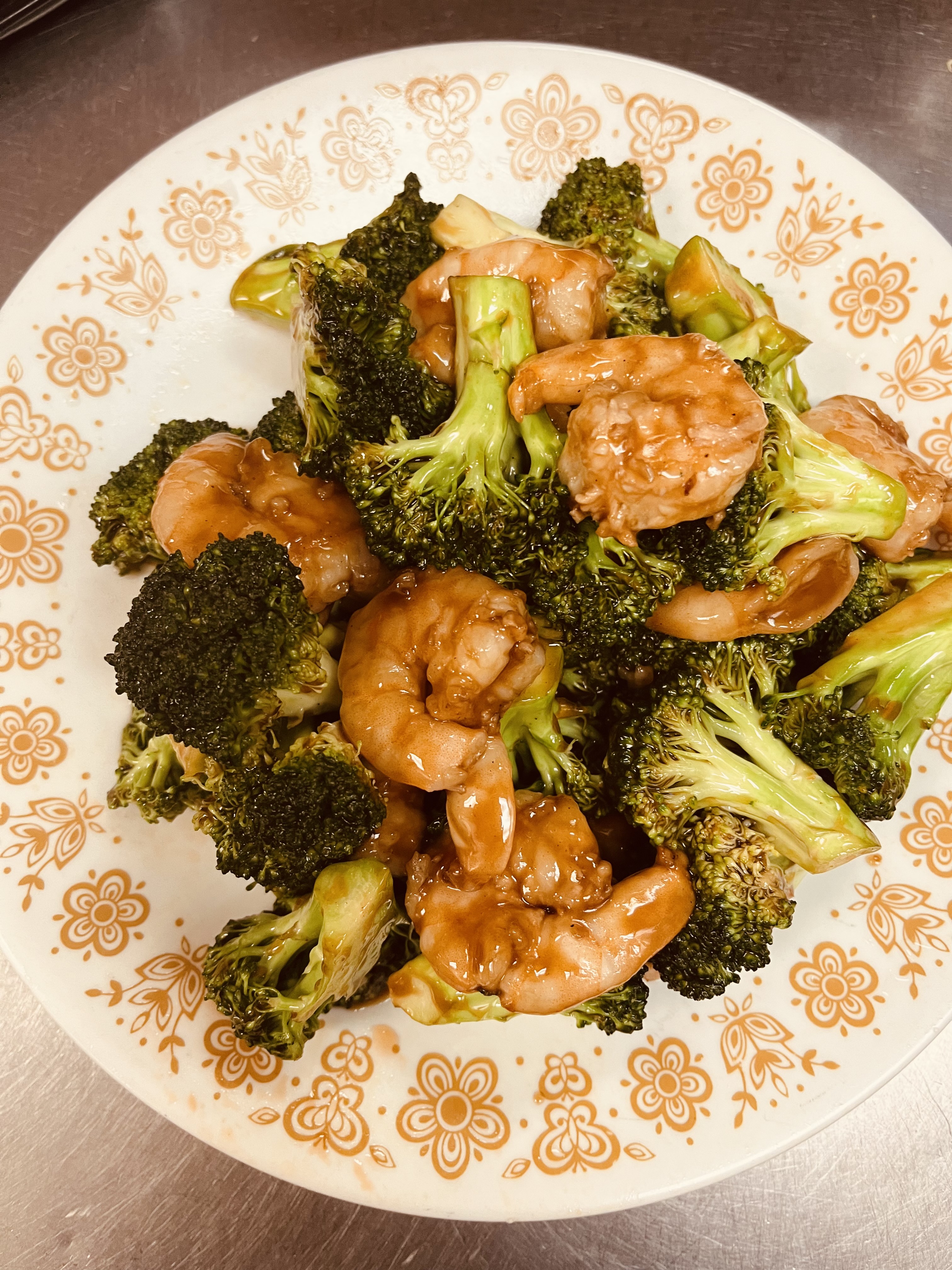 Order 63. Shrimp with Broccoli food online from Shun Xin Inc Chinese Restaurant store, Chesapeake on bringmethat.com