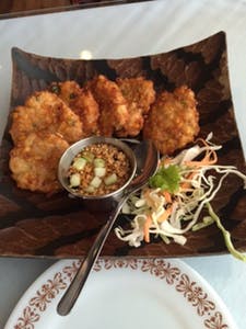 Order 2. Corn Patties food online from Thai Soon Restaurant store, Richardson on bringmethat.com