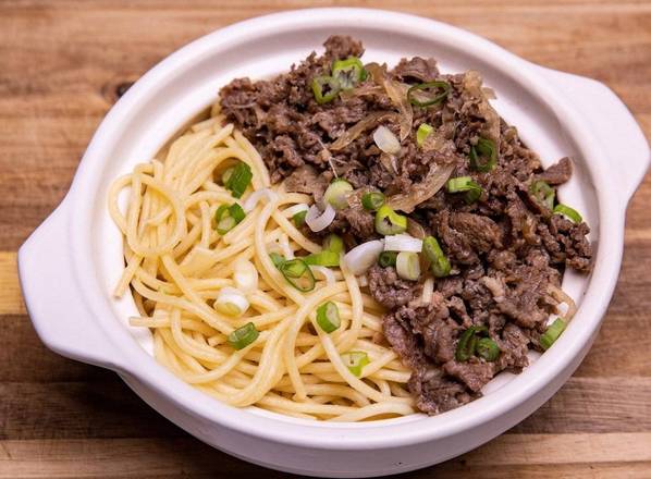 Order Beef Bulgogi w/noodle food online from over the rice store, Rolling Hills Estates on bringmethat.com