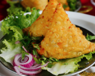 Order Vegetable Samosas food online from Mazaa Indian Kitchen store, Pittsburgh on bringmethat.com