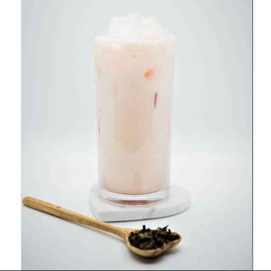 Order Rose Green Milk Tea food online from Tealove store, Fontana on bringmethat.com
