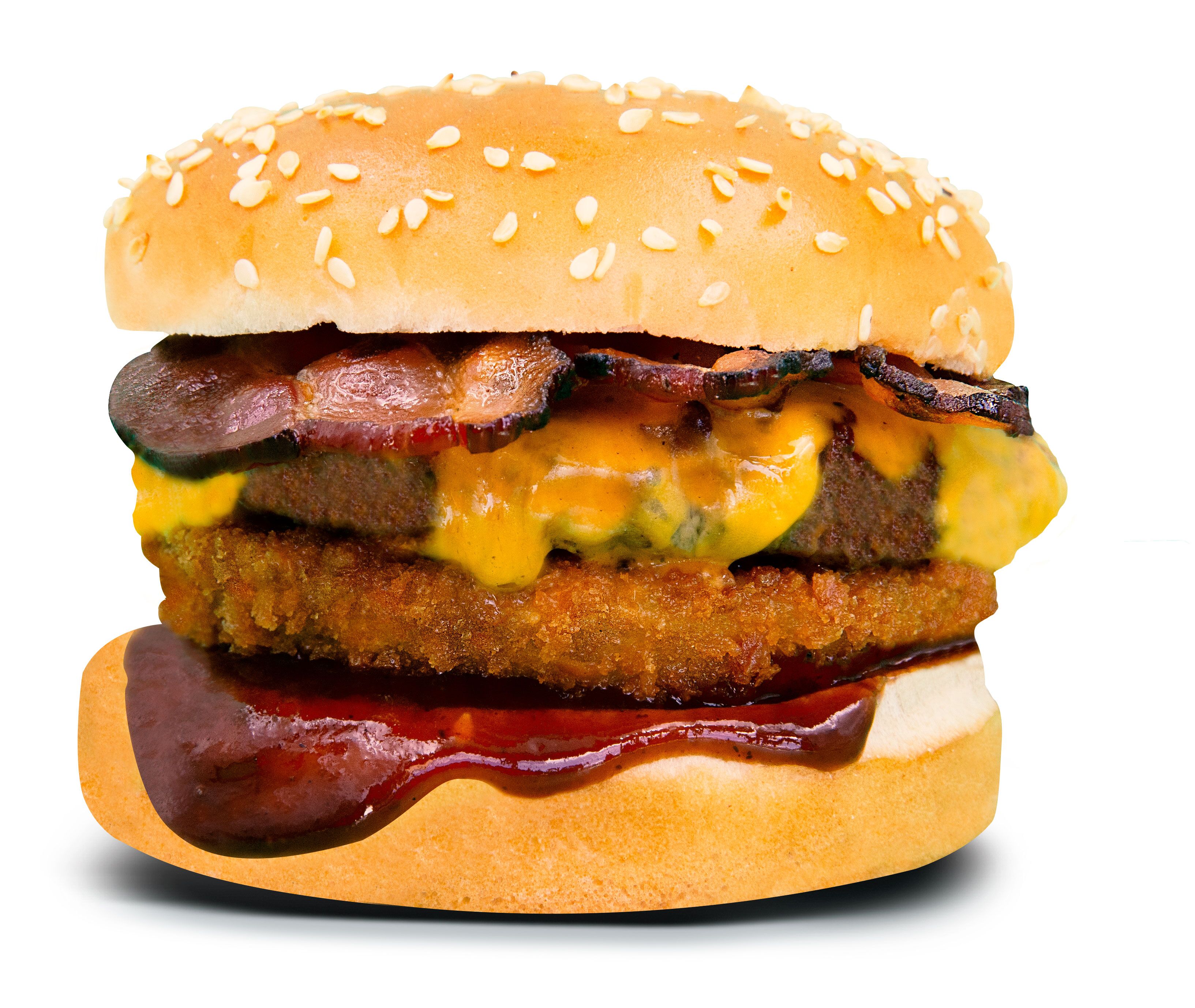 Order 1/3 Lb. Cowboy Burger Big Burgerim food online from Burgerim store, Tracy on bringmethat.com