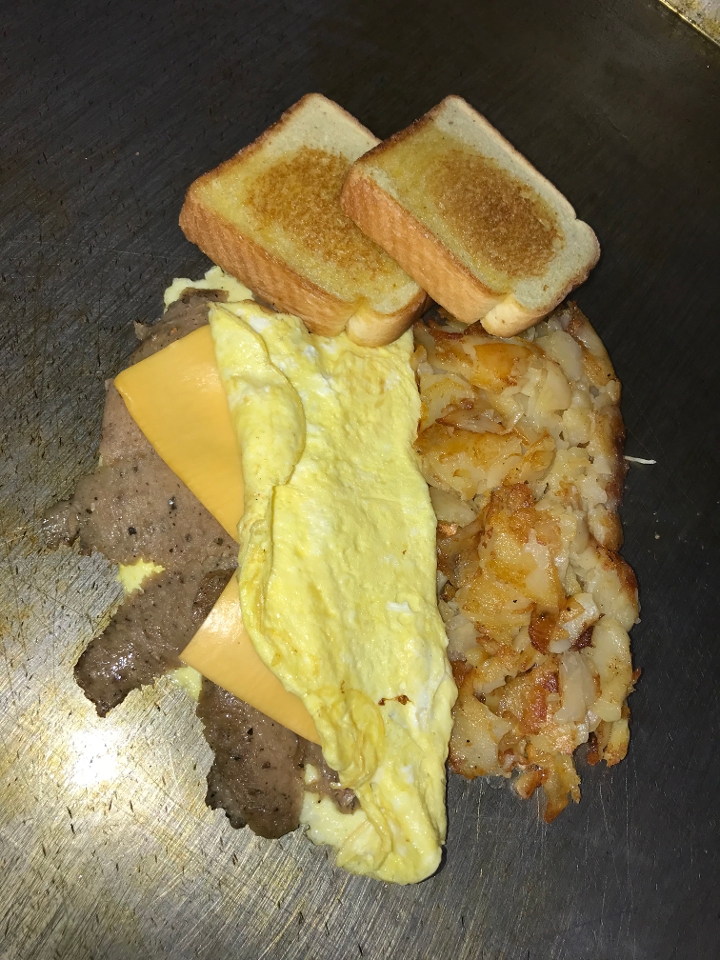 Order Gyro & Cheese Omelet food online from Gyro George store, Cleveland on bringmethat.com