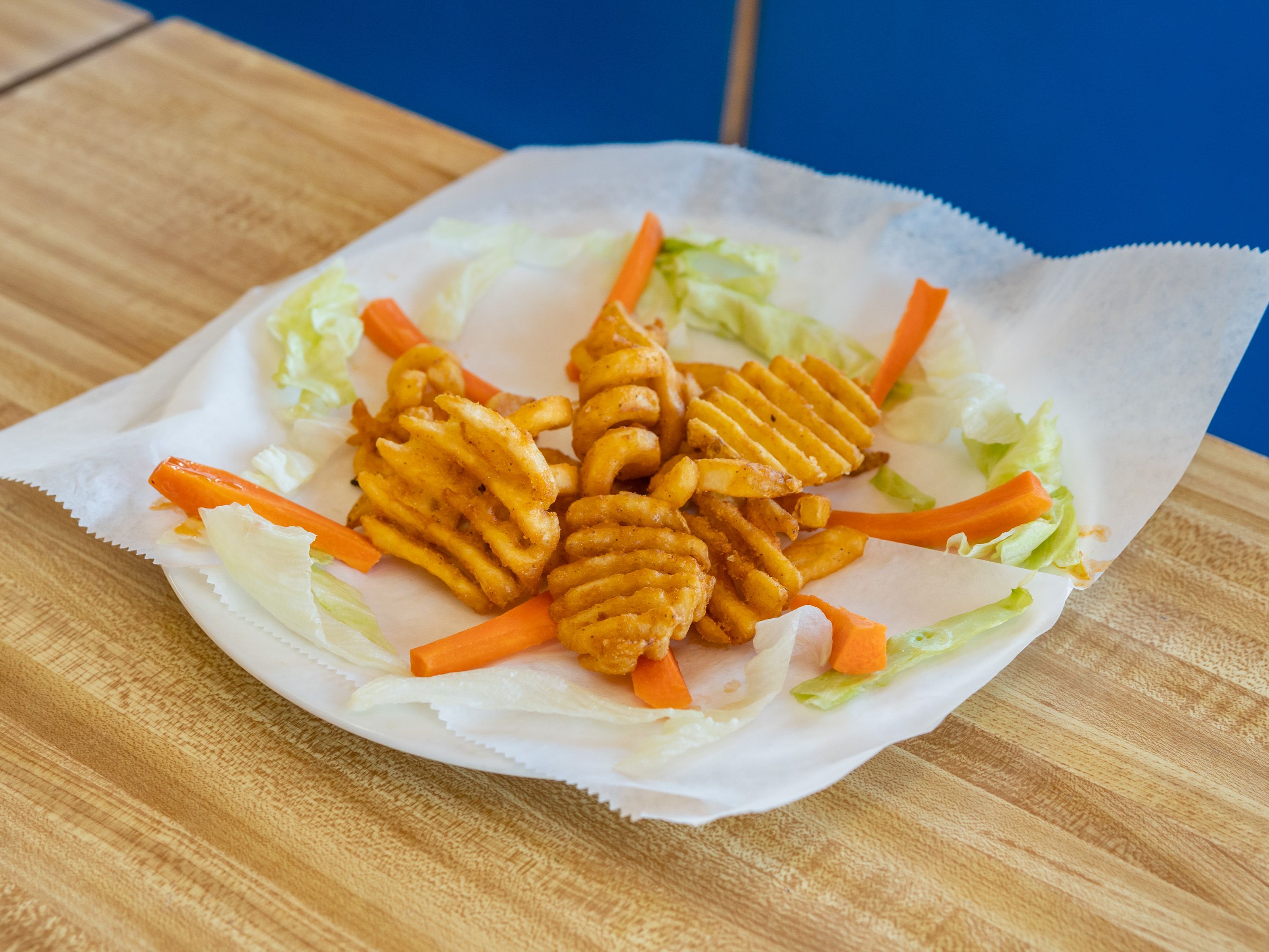 Order Waffle Fries food online from Wing Shop store, Montgomeryville on bringmethat.com