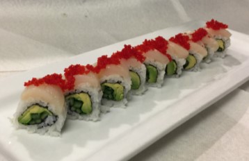 Order Lady in Red Roll food online from Amakai Japanese Cuisine store, Santa Clara on bringmethat.com
