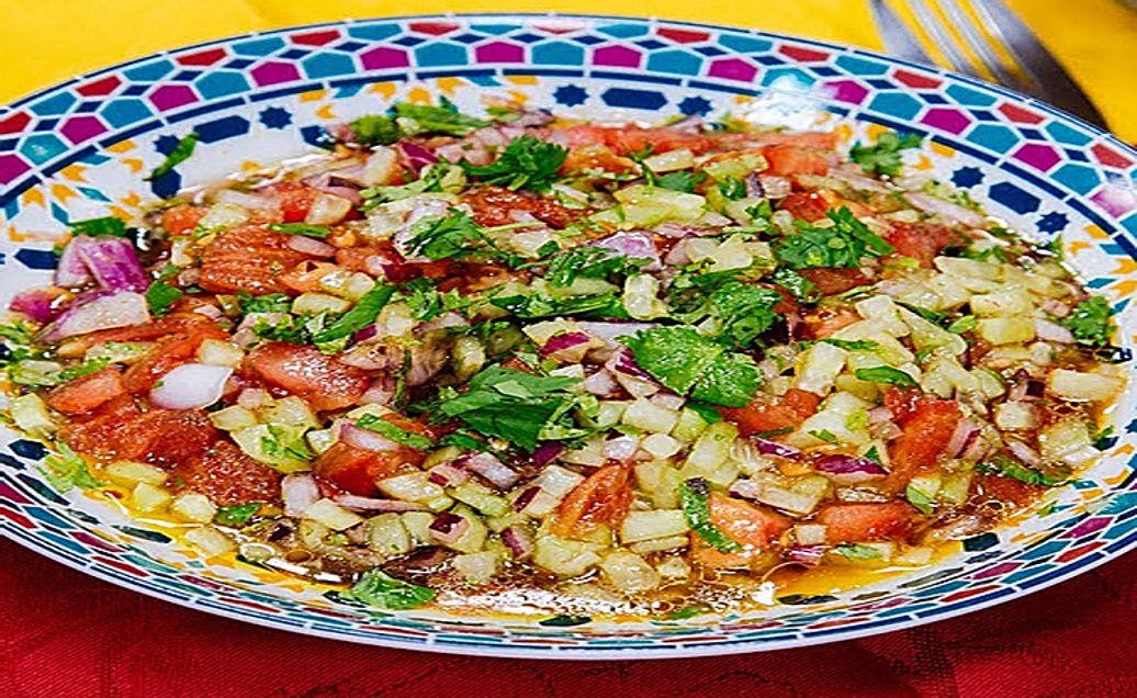 Order Moroccan Salad - 32 oz. food online from My Wife Pizza & More store, Fredericksburg on bringmethat.com